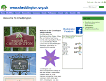 Tablet Screenshot of cheddington.org.uk